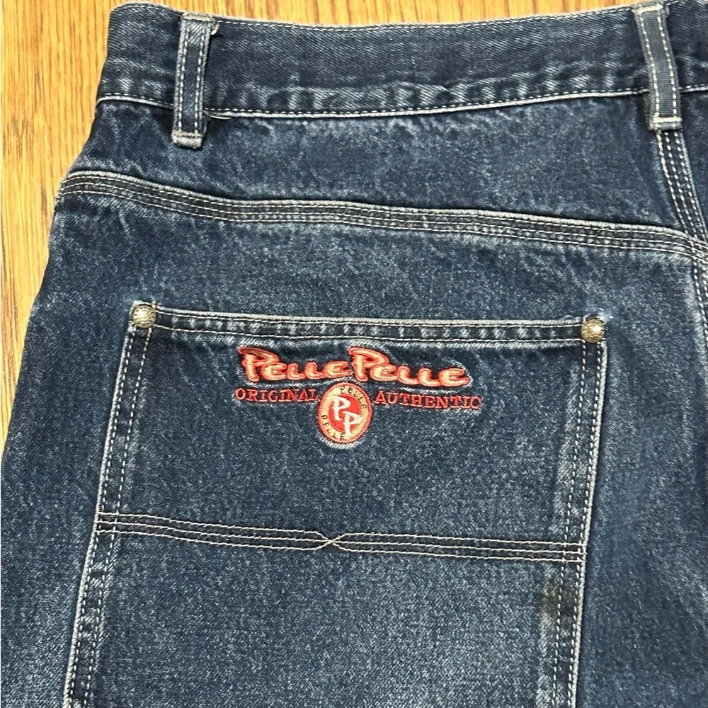 Vintage Pelle Pelle Jeans Wide Leg Baggy Loose Y2K JNCO‎ Style